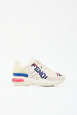 Fendi X Fila Leather Mania Platform Sneaker