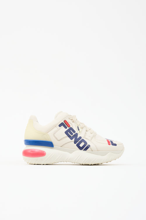 Fendi X Fila Leather Mania Platform Sneaker