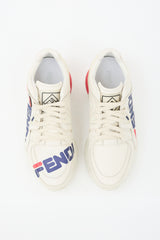 Fendi X Fila Leather Mania Platform Sneaker