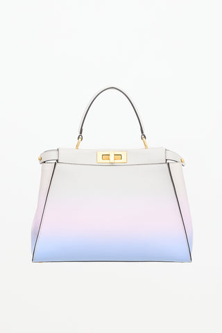 Fendi X Joshua Vides Leather Medium Peekaboo Iconic Bag