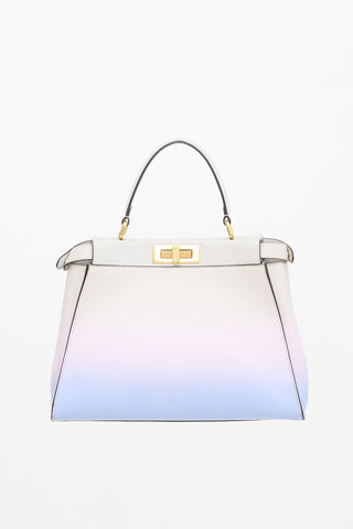 Fendi X Joshua Vides Leather Medium Peekaboo Iconic Bag
