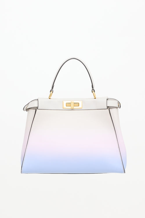 Fendi X Joshua Vides Leather Medium Peekaboo Iconic Bag