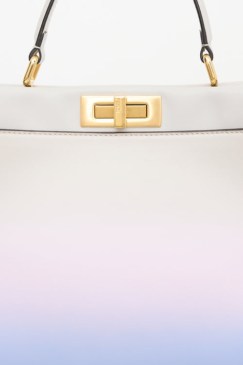 Fendi X Joshua Vides Leather Medium Peekaboo Iconic Bag
