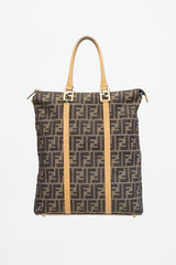 Fendi Zucca Monogram Tote Bag