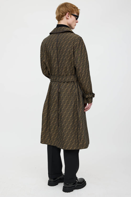Fendi Zucca Trench Coat