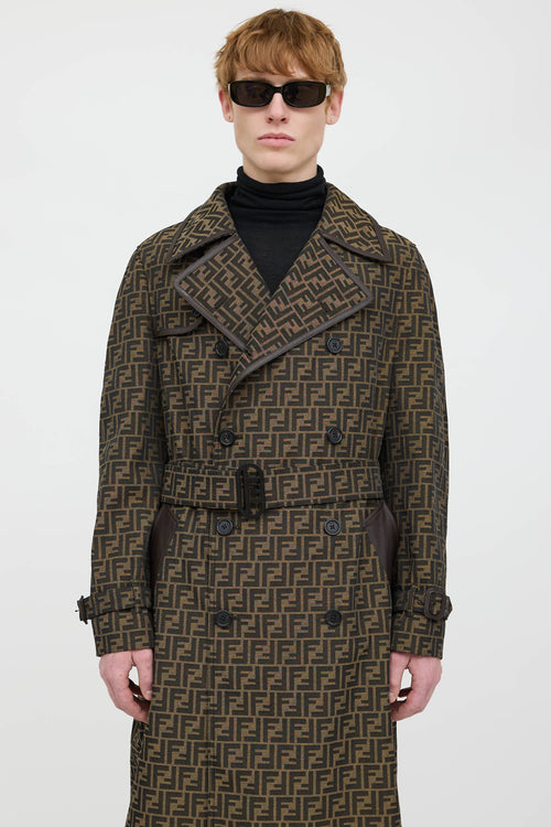 Fendi Zucca Trench Coat