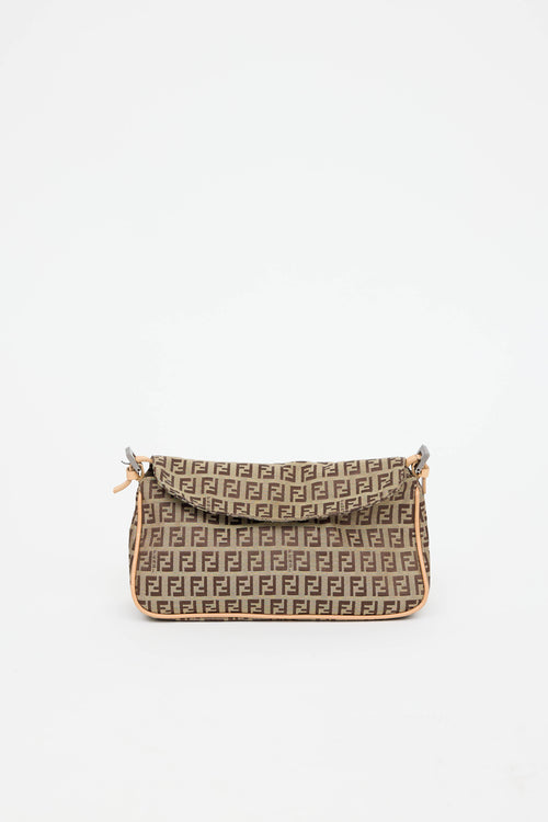 Fendi Zucchino Pochette Shoulder Bag