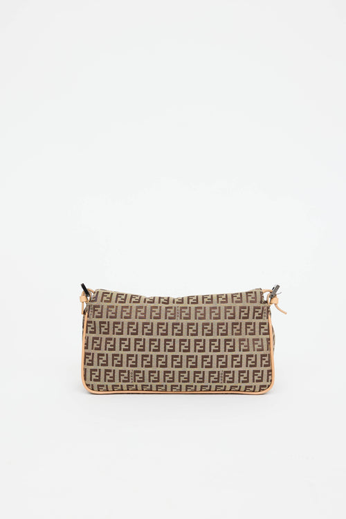 Fendi Zucchino Pochette Shoulder Bag