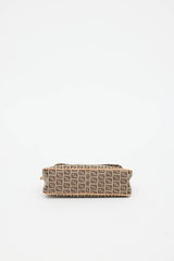 Fendi Zucchino Pochette Shoulder Bag
