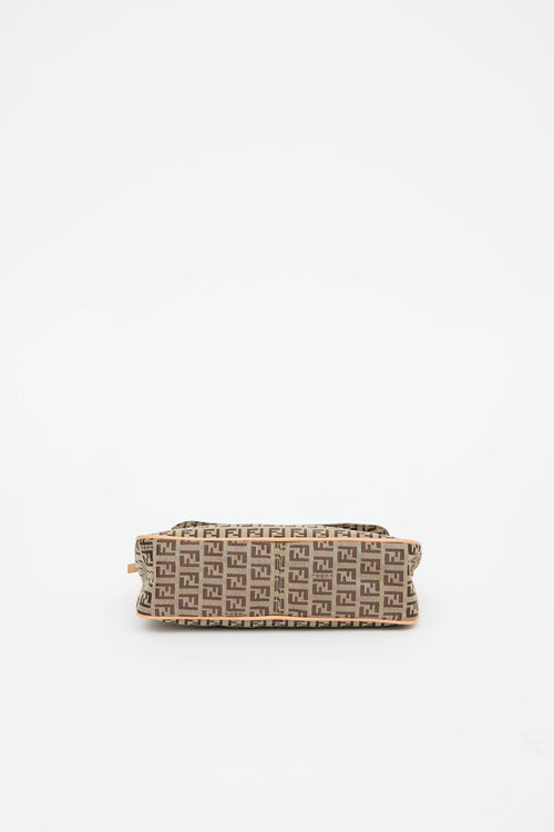 Fendi Zucchino Pochette Shoulder Bag