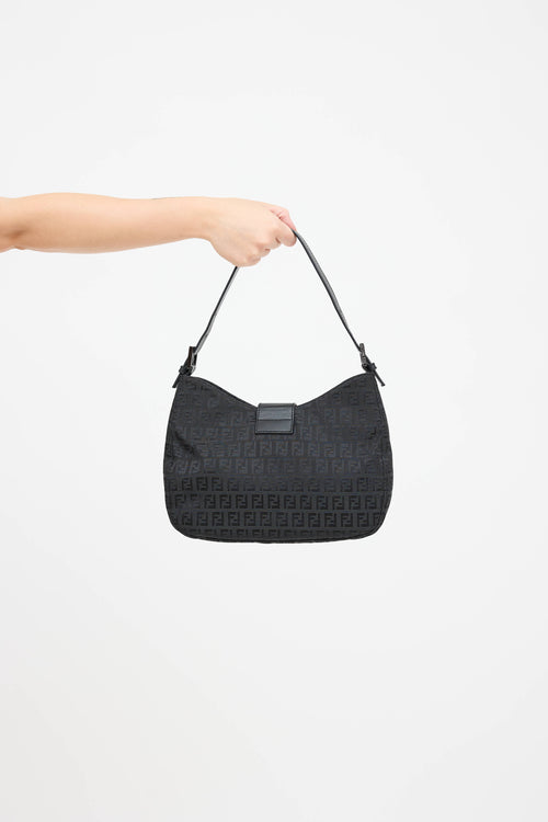 FendiZucchino Canvas Shoulder Bag