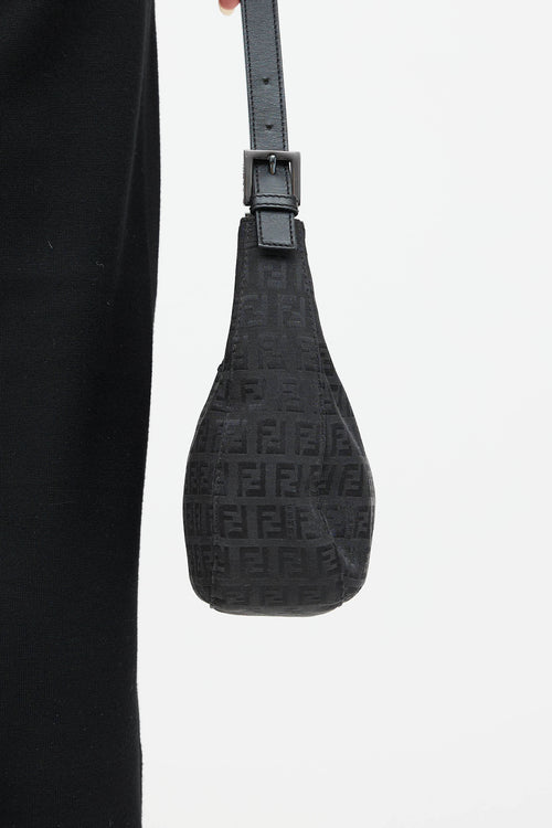 FendiZucchino Canvas Shoulder Bag