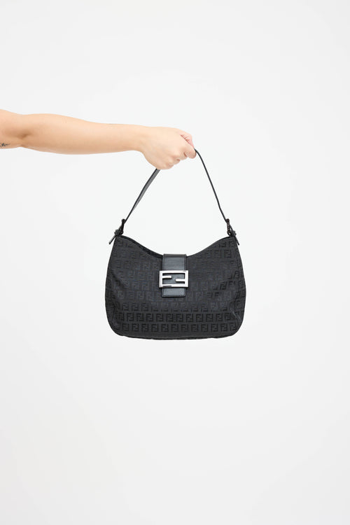 FendiZucchino Canvas Shoulder Bag