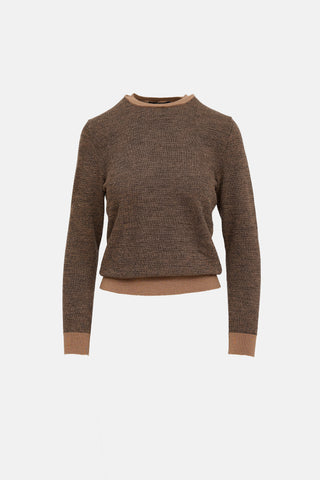 Fendi Knit Monogram Sweater