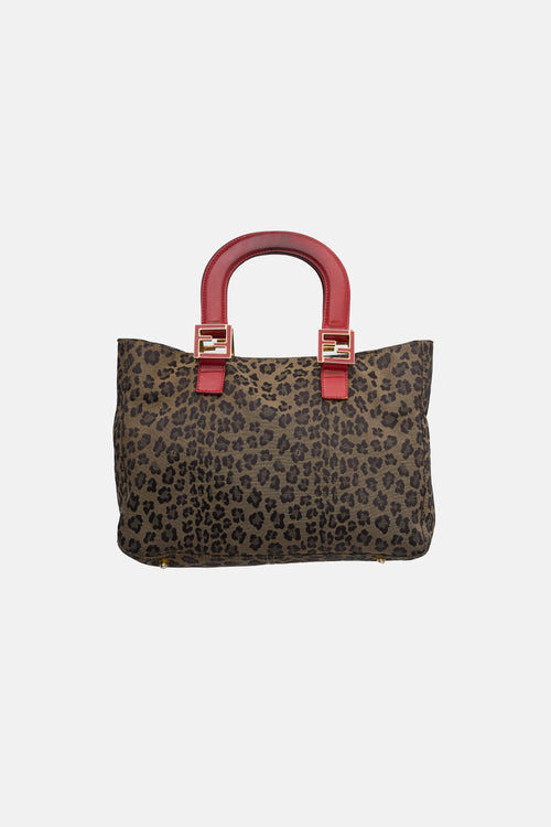 Fendi Vintage Jacquard Small FF Bag