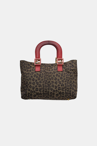 Fendi Vintage Jacquard Small FF Bag