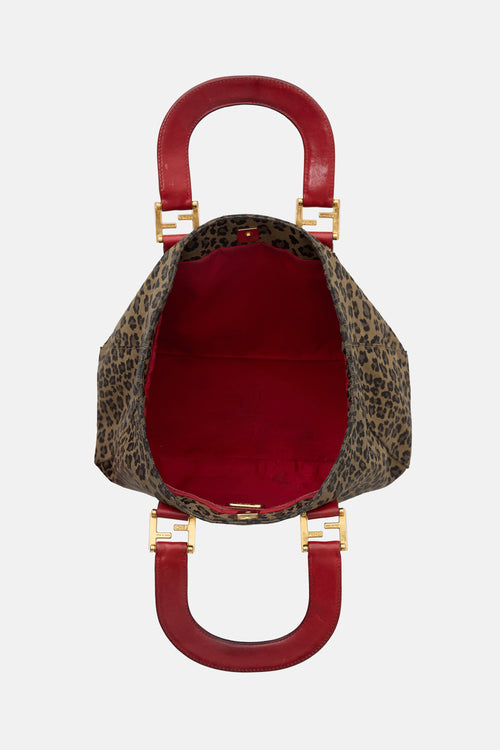 Fendi Vintage Jacquard Small FF Bag