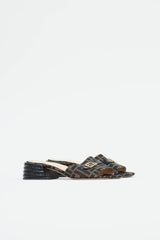 Fendi FF Monogram Mule