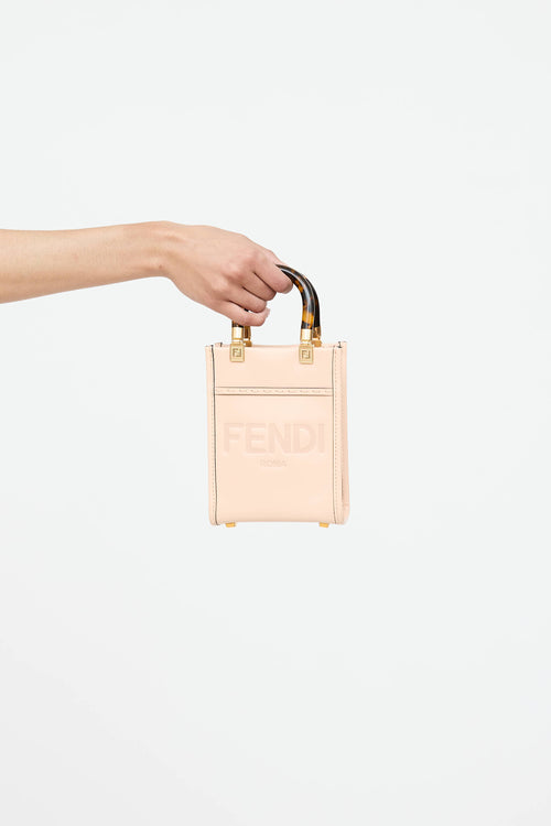 Fendi Sunshine Shopper Mini  Bag
