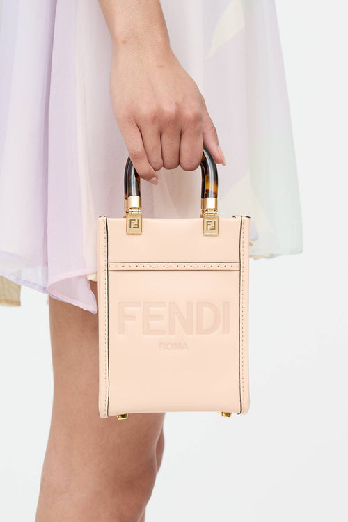 Fendi Sunshine Shopper Mini  Bag