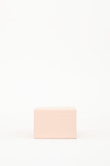Fendi Pink Leather Vertical Logo Box Bag