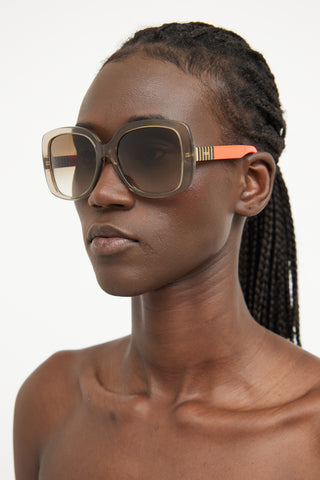 Fendi Grey FF 0014/S Sunglasses