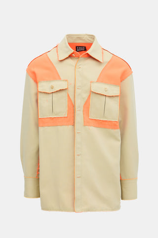 Feng Chen Wang Reversible Contrast Shirt