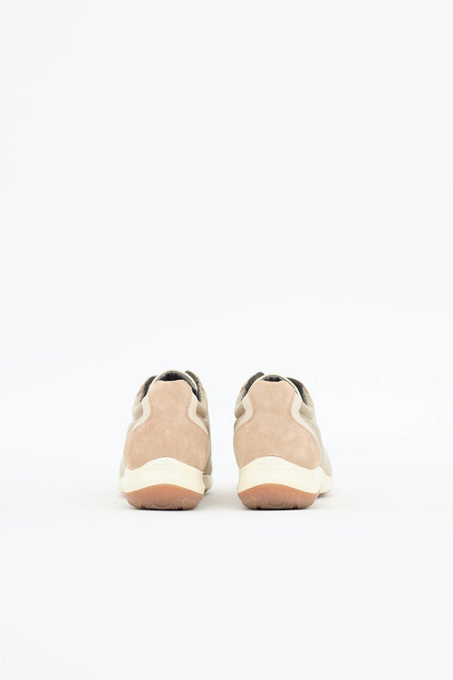 Ferragamo Suede Diana Sneaker