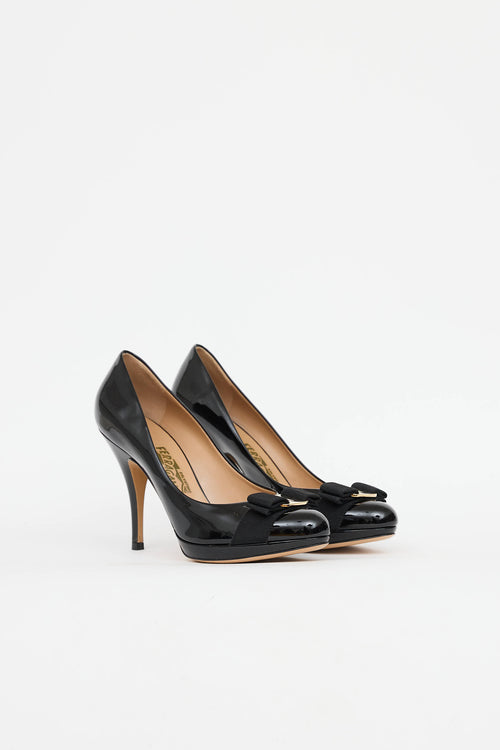 FerragamoPatent Vara Bow Pump