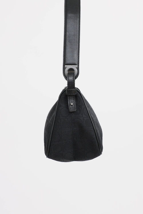 Ferragamo Canvas Shoulder Bag