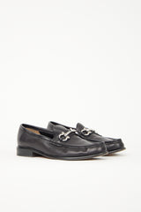 Ferragamo Leather Gancini Loafer