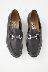 Ferragamo Leather Gancini Loafer