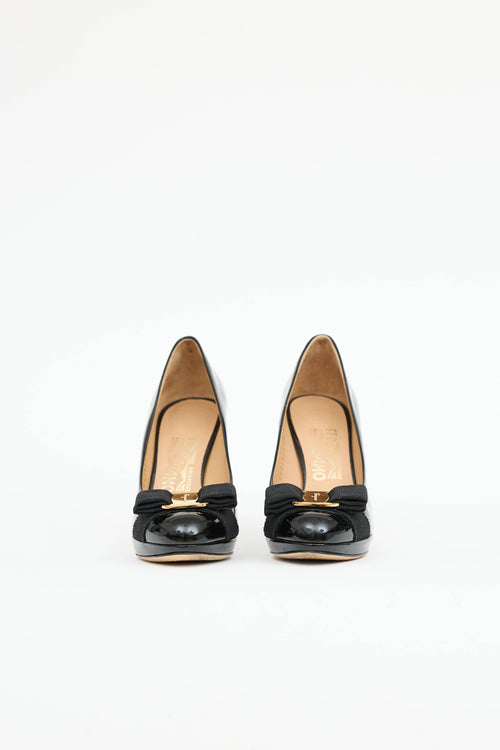 Ferragamo Patent Tina Pump