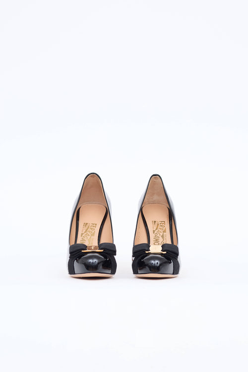 Ferragamo Patent Pimpa Bow Pump