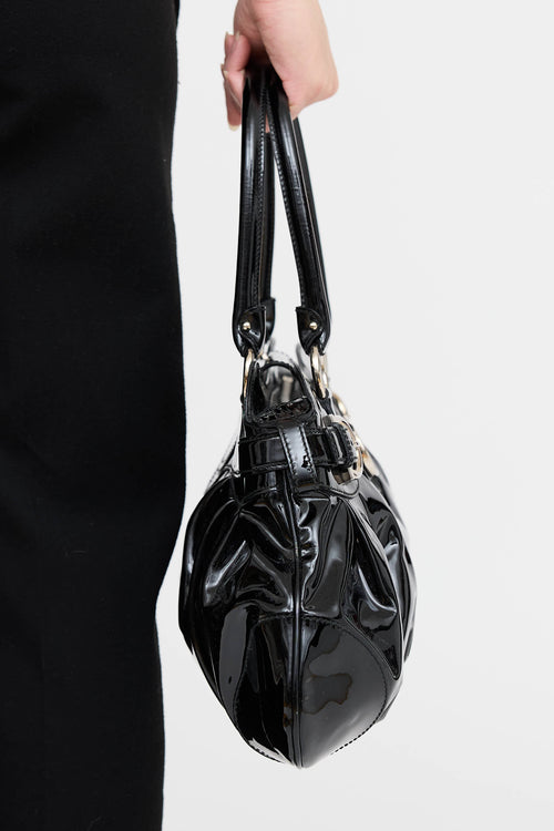 Ferragamo Patent Marisa Bag