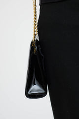 Ferragamo Patent Gancini Bag