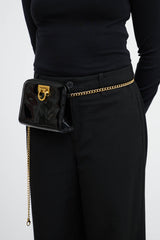 Ferragamo Patent Gancini Bag