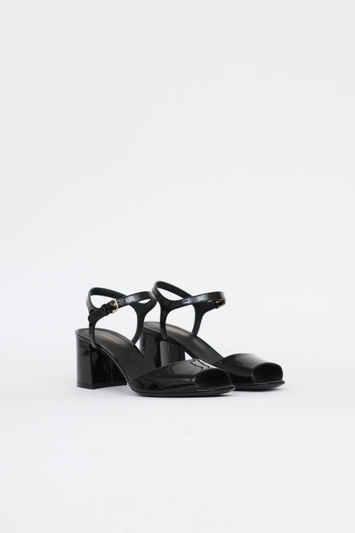 Ferragamo Patent Sally Sandal