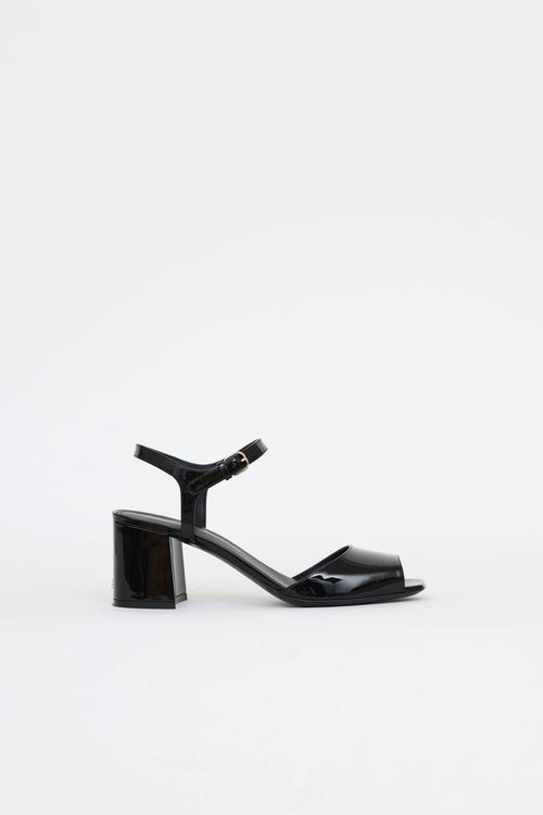 Ferragamo Patent Sally Sandal