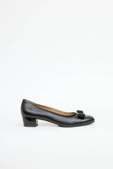 Ferragamo Leather Vara Bow Pump