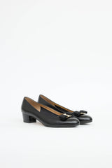 Ferragamo Leather Vara Bow Pump