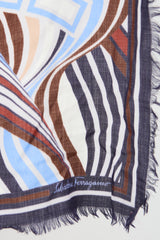 Ferragamo Wool Striped Scarf