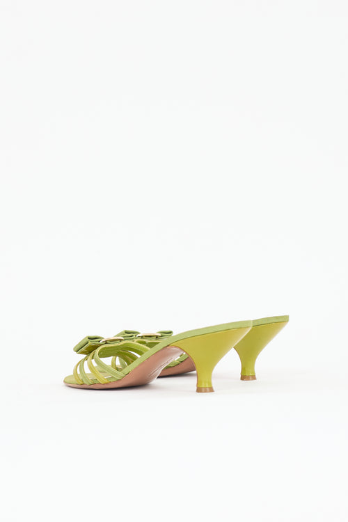Ferragamo Patent Vara Bow Sandal