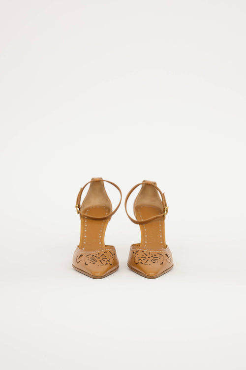 Ferragamo Cutout High Heel Pump