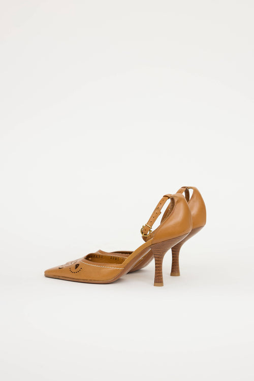 Ferragamo Cutout High Heel Pump