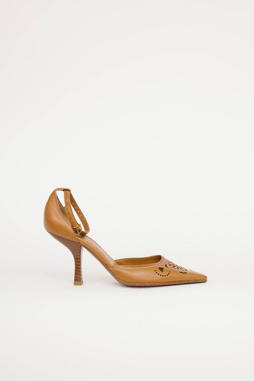 Ferragamo Cutout High Heel Pump