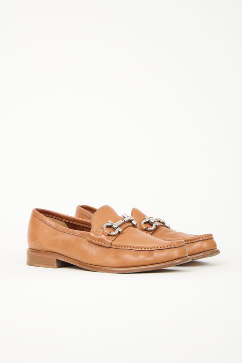 Ferragamo Leather Gancini Loafer