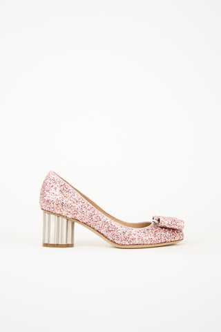 Ferragamo Glitter Capua Pump