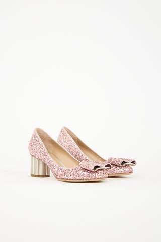 Ferragamo Glitter Capua Pump