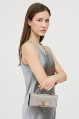FerragamoGlitter Vara Bow Trifold Wallet On Strap